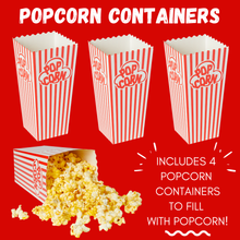 Load image into Gallery viewer, Movie Night Co.™ Gift Box Set Snacks + Movie Night Bingo & More