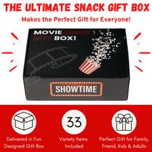 Load image into Gallery viewer, Movie Night Co.™ Gift Box Set – Snacks, Candy, Bingo & Fun Movie Night Extras