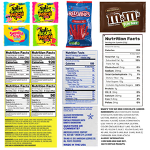 Load image into Gallery viewer, Movie Night Co.™ Gift Box Set Snacks + Movie Night Bingo & More - XOXO Parents