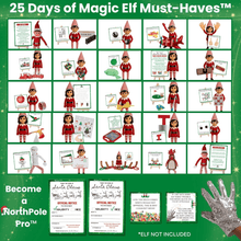 Load image into Gallery viewer, NorthPole Pro™ 25 Day Christmas Elf Kit - Magic Elf Must - Haves™ & Elf Magic in a Box™ - XOXO Parents