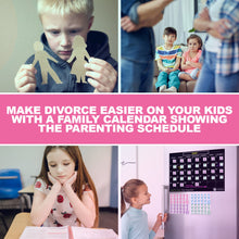 Load image into Gallery viewer, Magnetic CoParenting Labels for Calendar - XOXO Parents