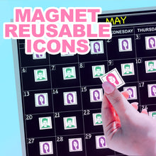 Load image into Gallery viewer, Magnetic CoParenting Labels for Calendar - XOXO Parents