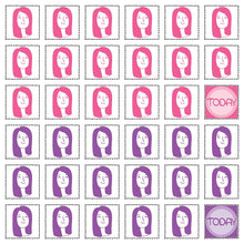 Load image into Gallery viewer, Magnetic CoParenting Labels for Calendar - XOXO Parents