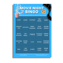 Load image into Gallery viewer, Movie Night Bingo Cards
