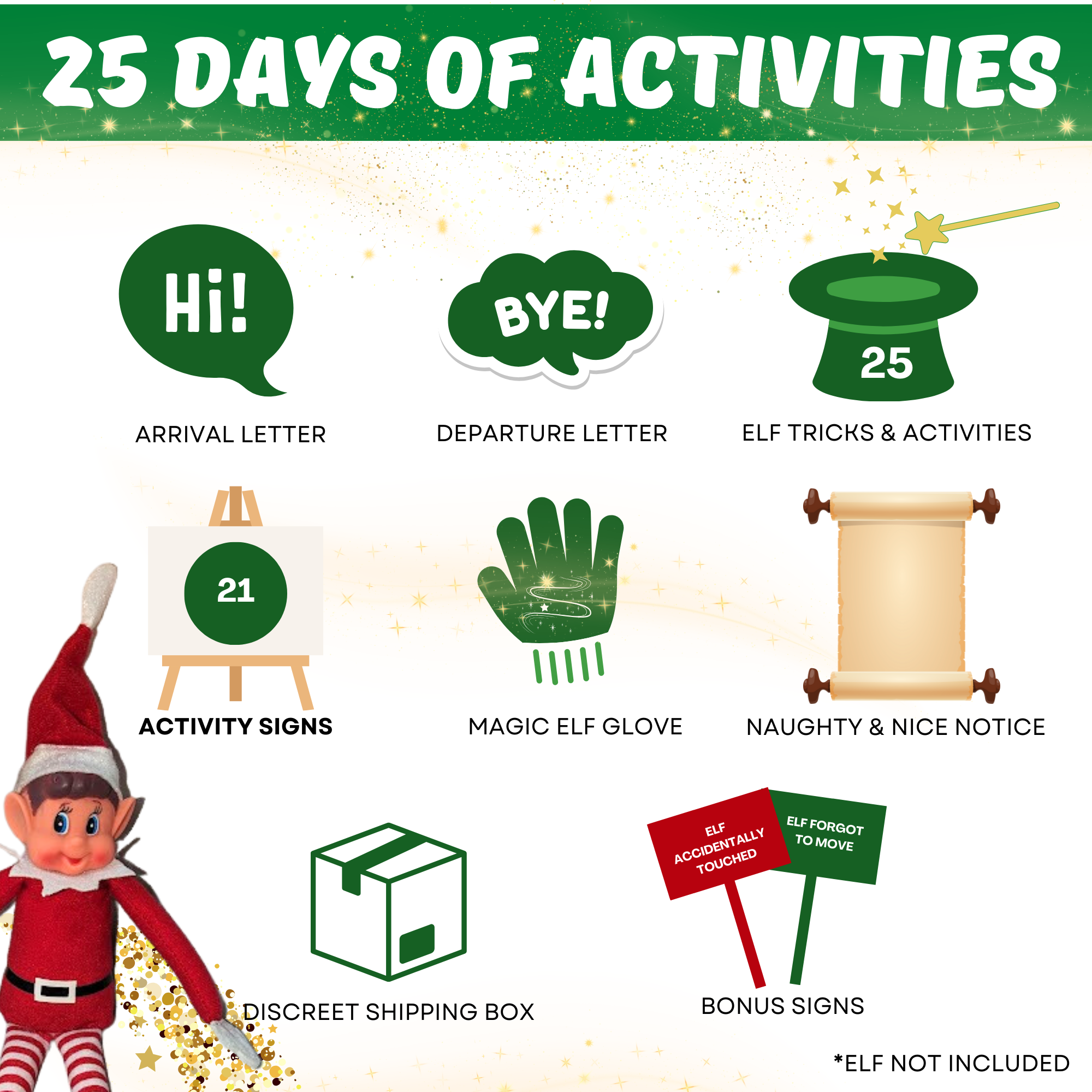 2024 Elf Kit for Christmas - 25 Days Kit