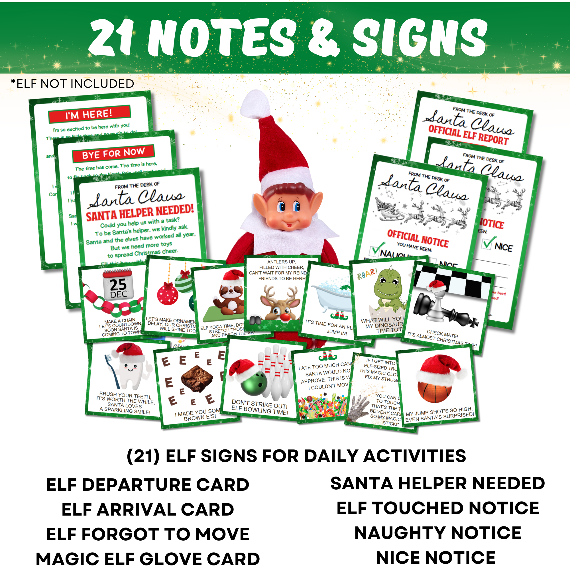 2024 Elf Kit for Christmas - 24 Days of Activities