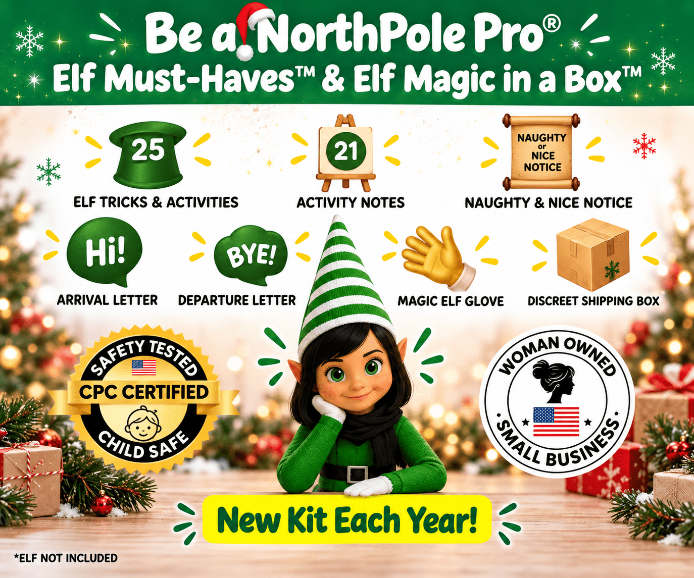 NorthPole Pro® 25-Day Christmas Elf Kit - XOXO Parents