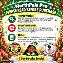 Load image into Gallery viewer, NorthPole Pro® 7-Day Elf Mystery Box - XOXO Parents
