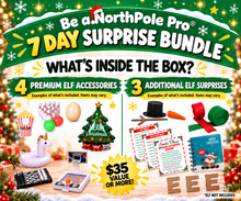 Load image into Gallery viewer, NorthPole Pro® 7-Day Elf Mystery Box - XOXO Parents
