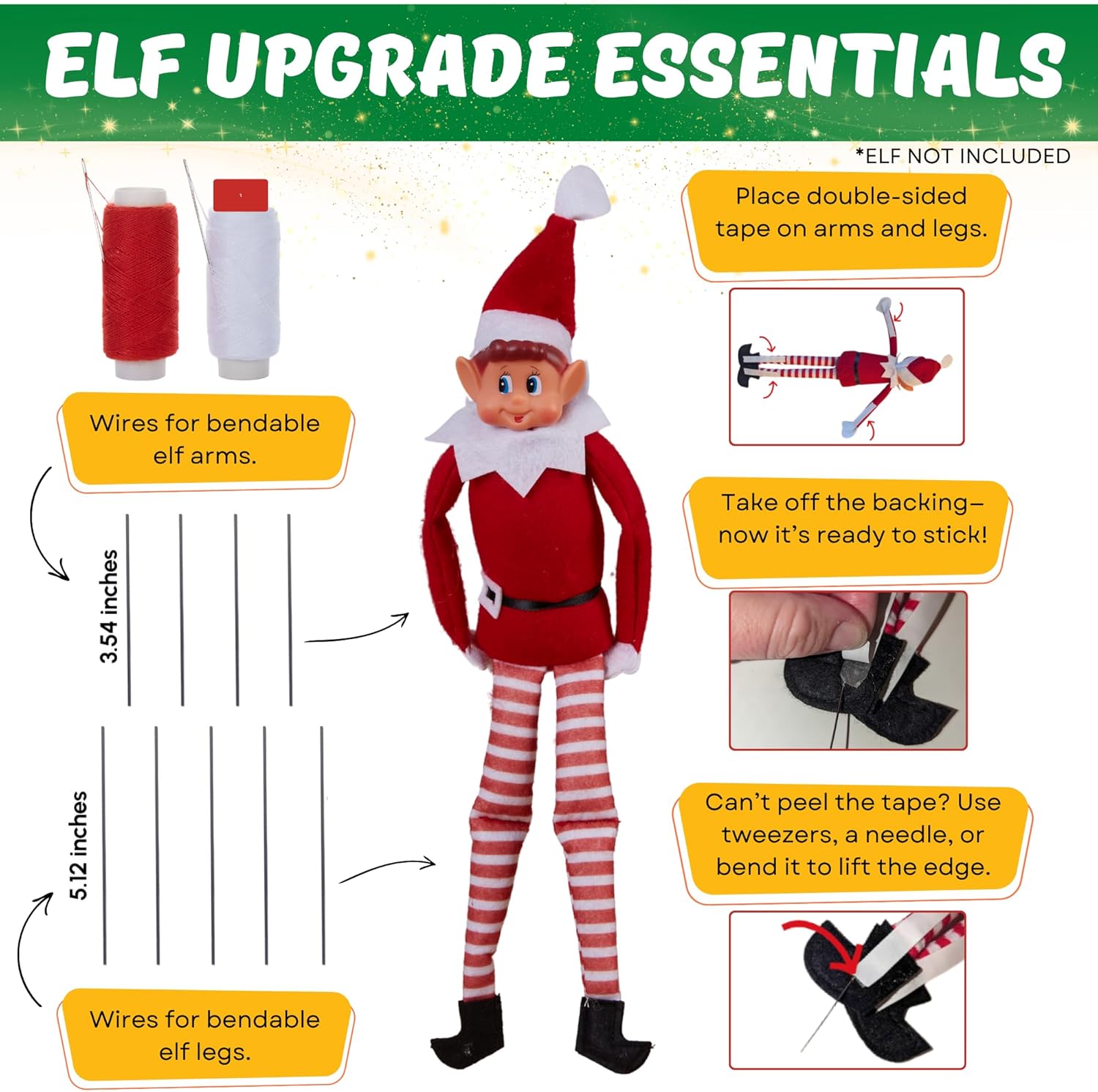 NorthPole Pro™ Bendable Elf Flex Upgrade Kit - XOXO Parents