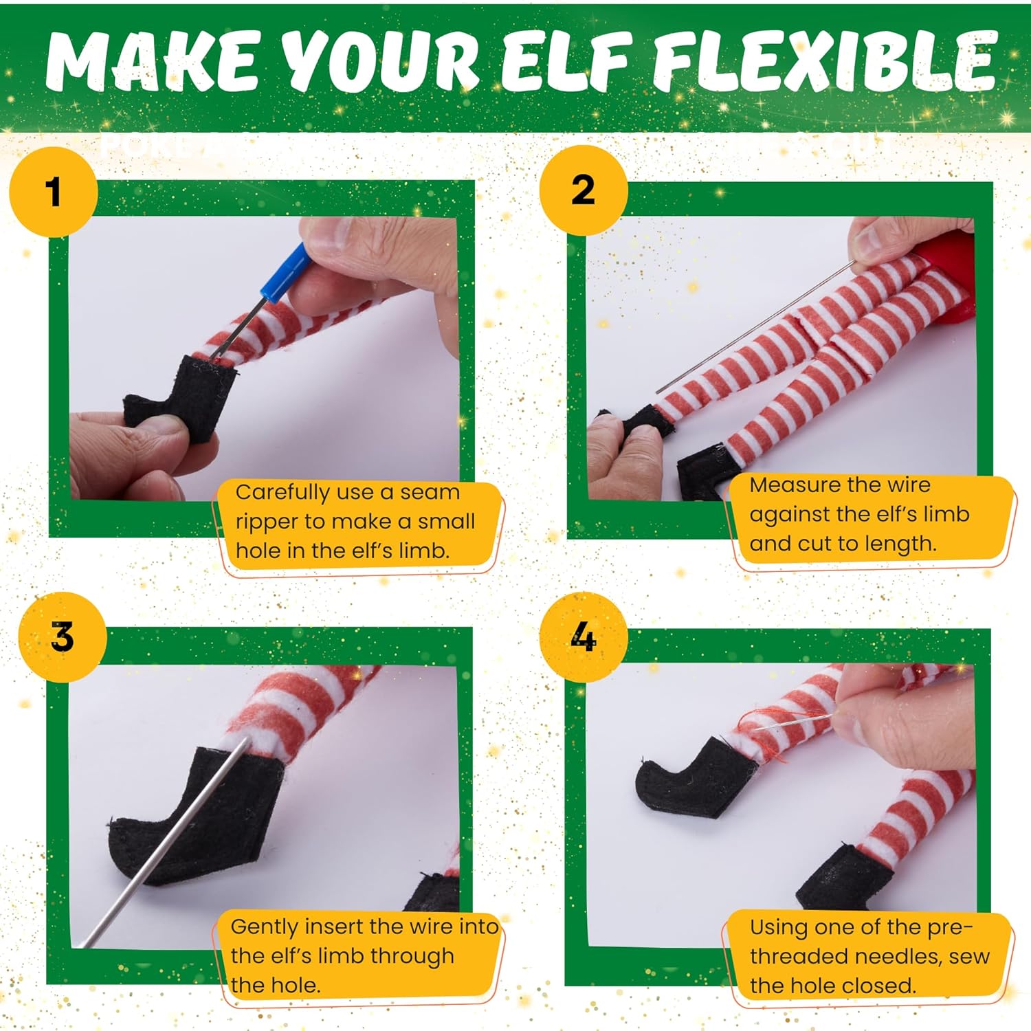 NorthPole Pro™ Bendable Elf Flex Upgrade Kit - XOXO Parents