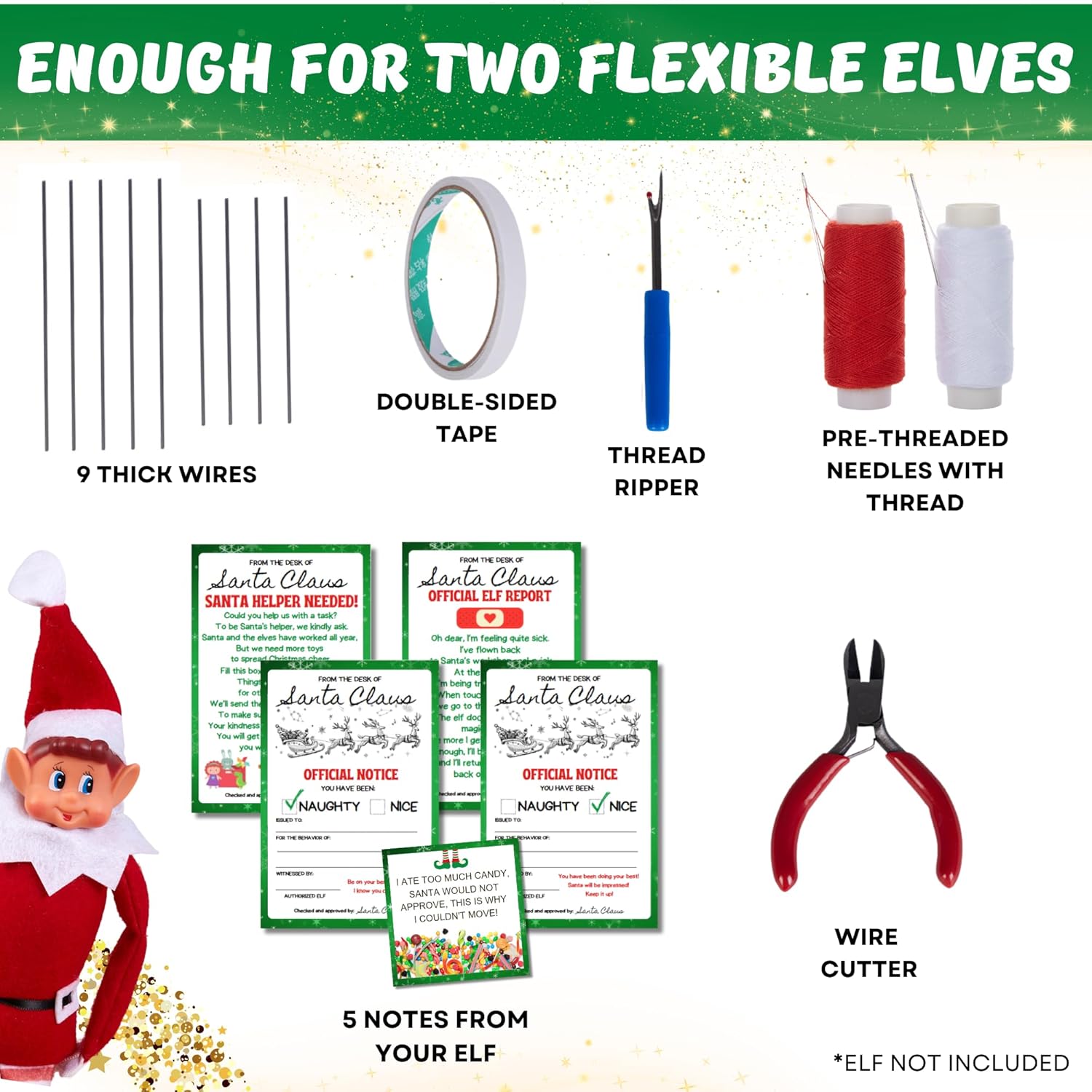 NorthPole Pro™ Bendable Elf Flex Upgrade Kit - XOXO Parents