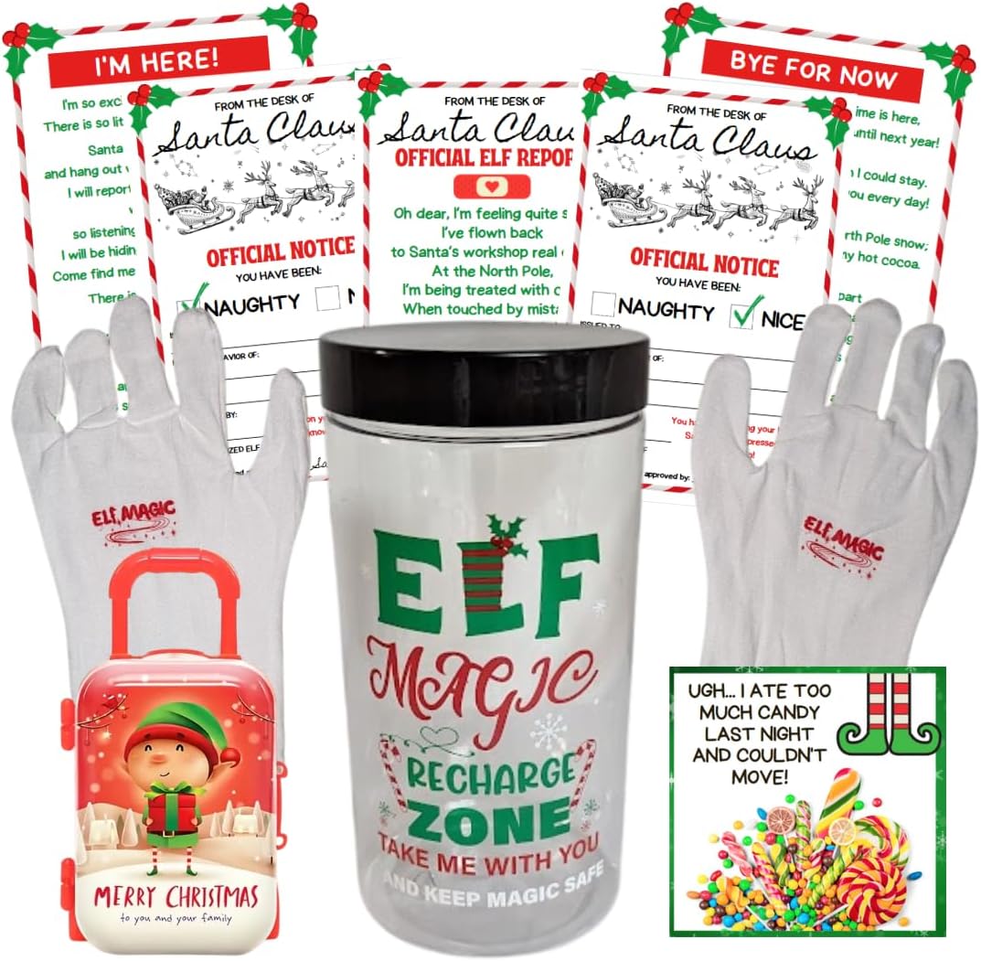 NorthPole Pro™ Elf Kit: Extra Elf Accessories & Elf Props - XOXO Parents
