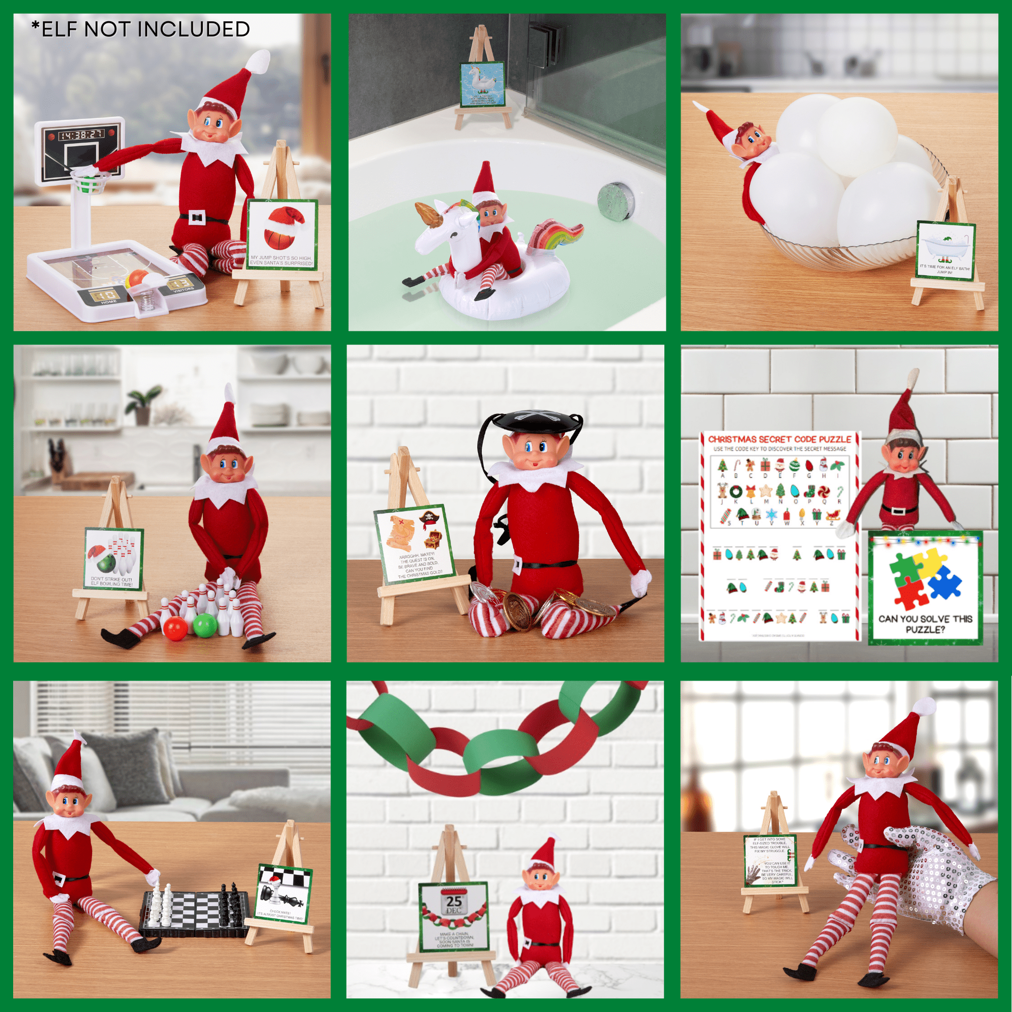 NorthPole Pro™ Elf Kit for Christmas - 24 Days of Activities - XOXO Parents