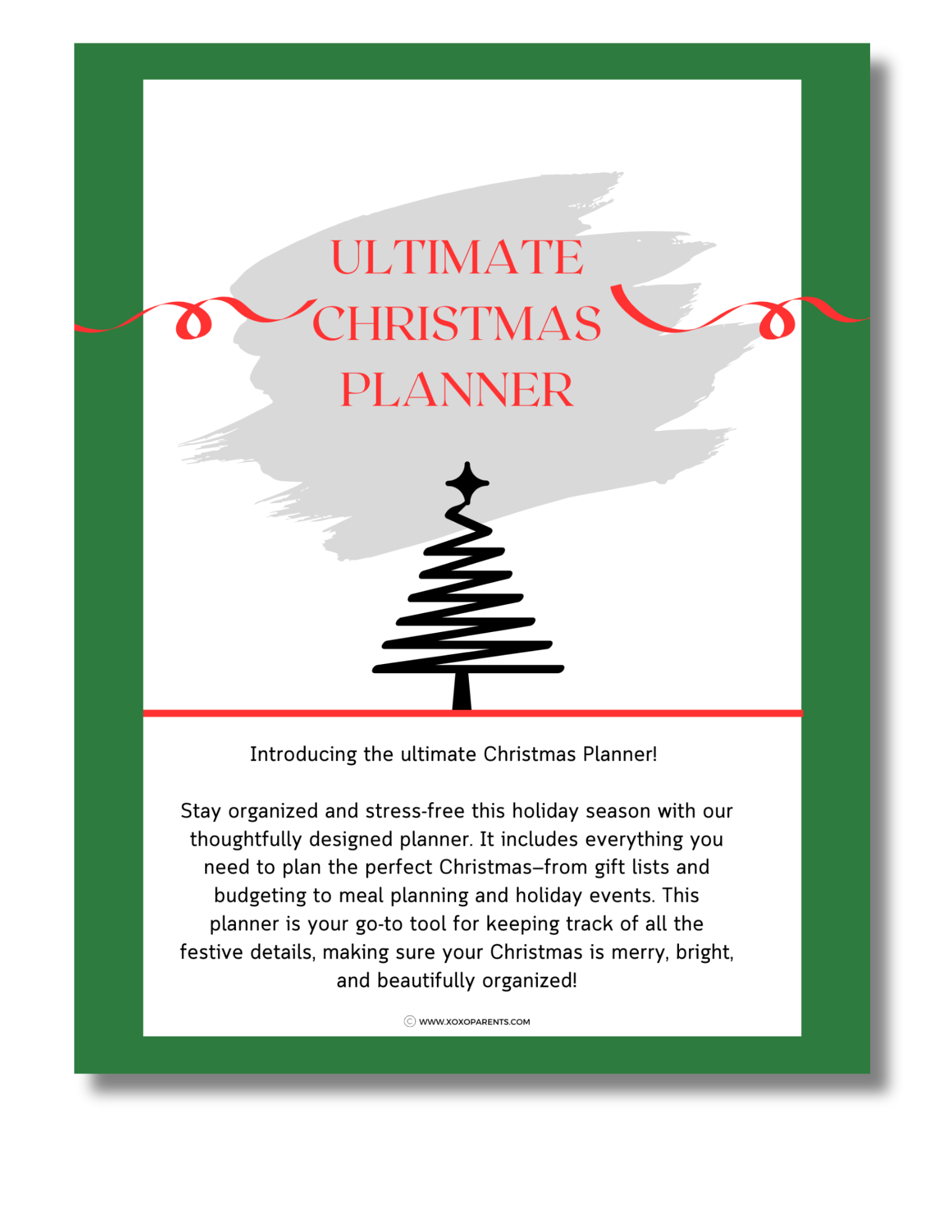 NorthPole Pro™ Ultimate Christmas Planner (Printable) - XOXO Parents