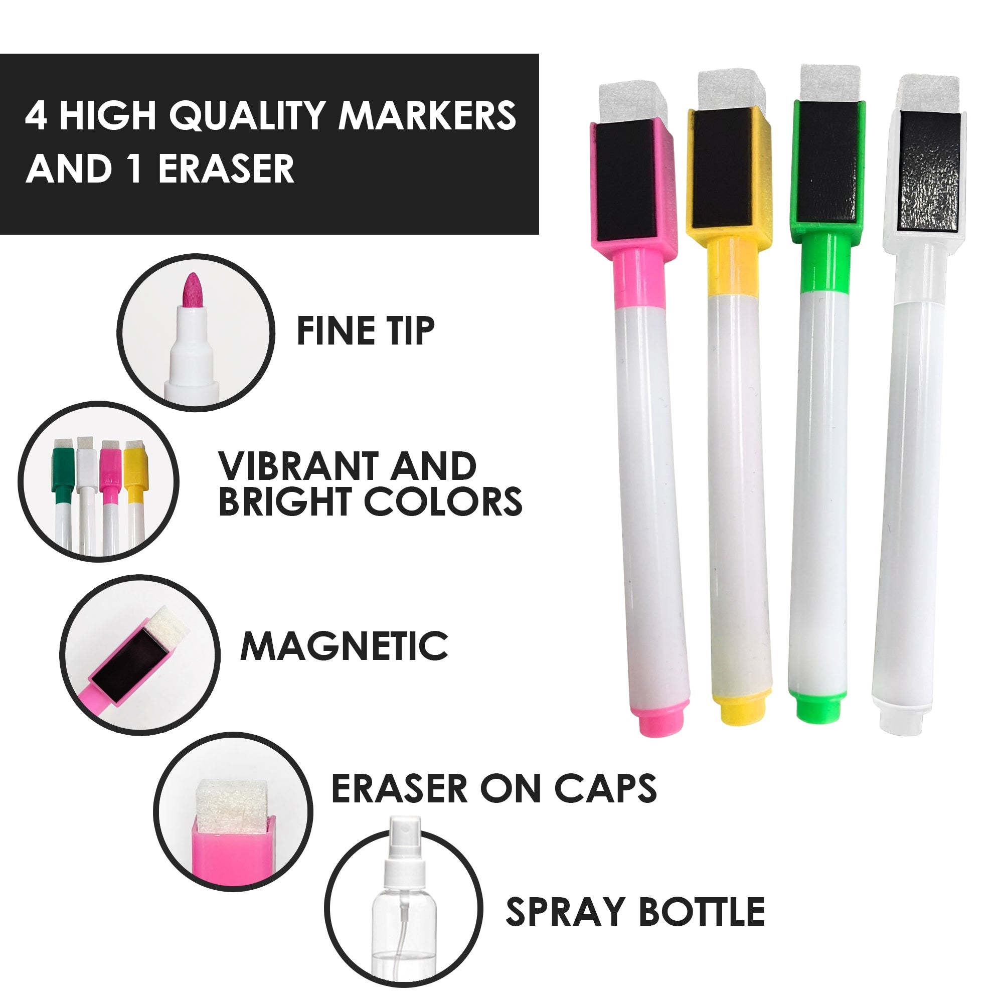 Magnet Chore Chart for Kids - Black - XOXO Parents