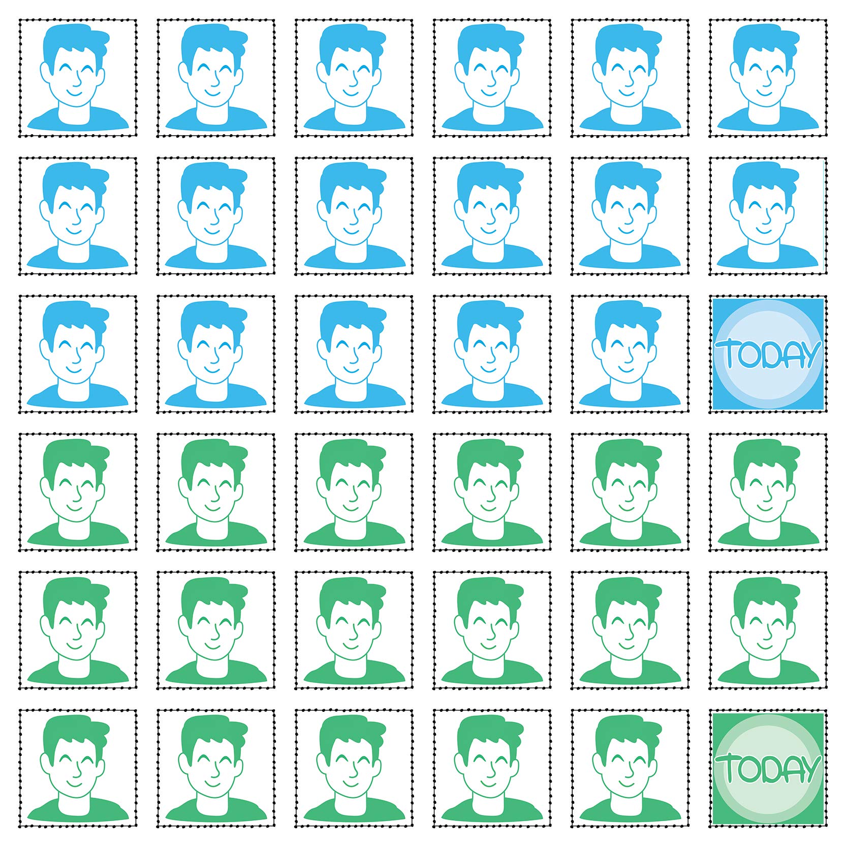 Magnetic CoParenting Labels for Calendar - XOXO Parents