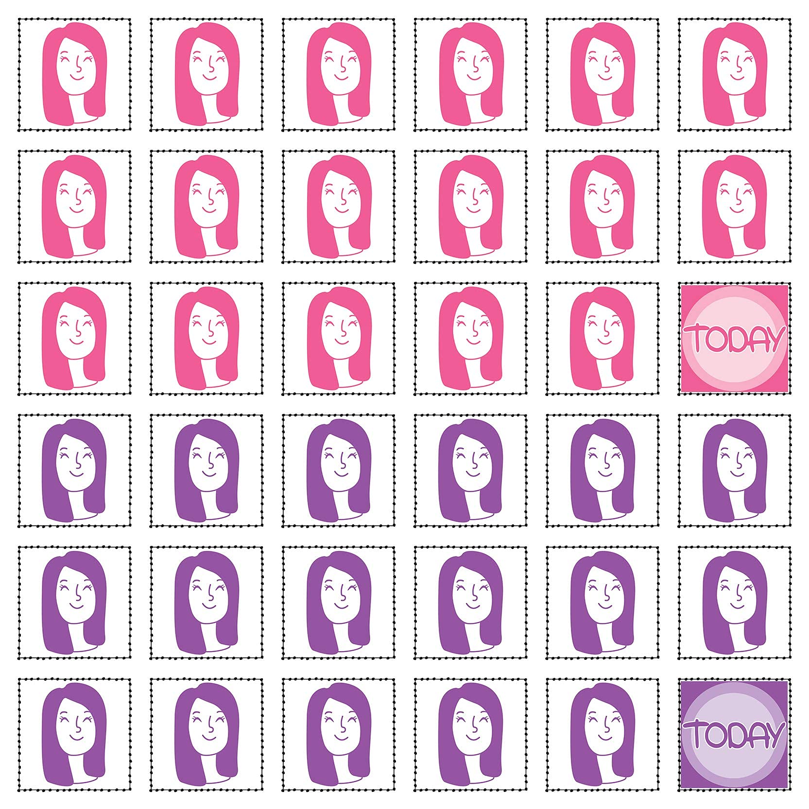 Magnetic CoParenting Labels for Calendar - XOXO Parents